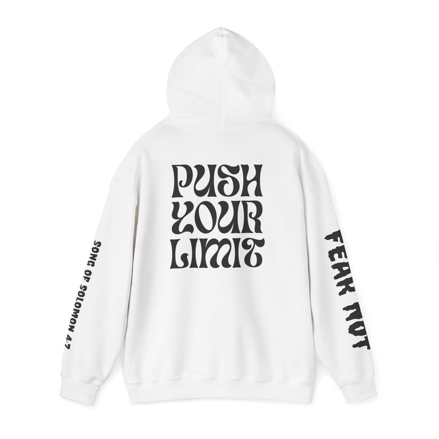 Inspirational Unisex Hooded Sweatshirt | Fear Not Design | Motivational Apparel, Casual Wear, Gift for Believers, Spiritual Hoodies