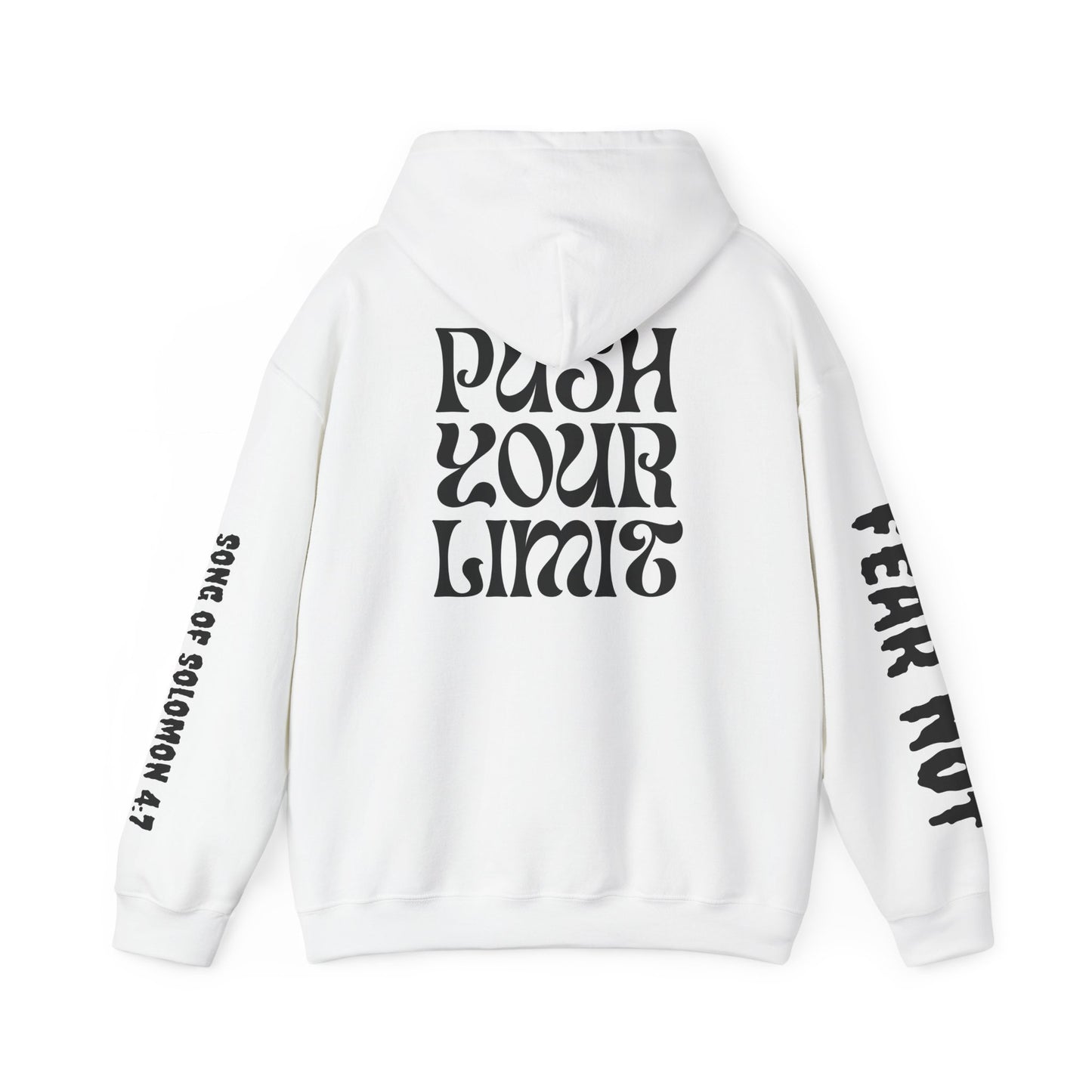 Inspirational Unisex Hooded Sweatshirt | Fear Not Design | Motivational Apparel, Casual Wear, Gift for Believers, Spiritual Hoodies